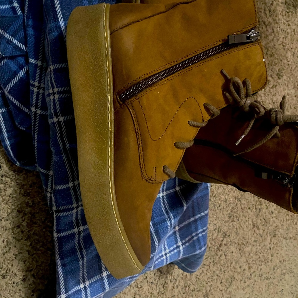 Trend genuine suede boots like new, 3x worn, like new condition 10/41